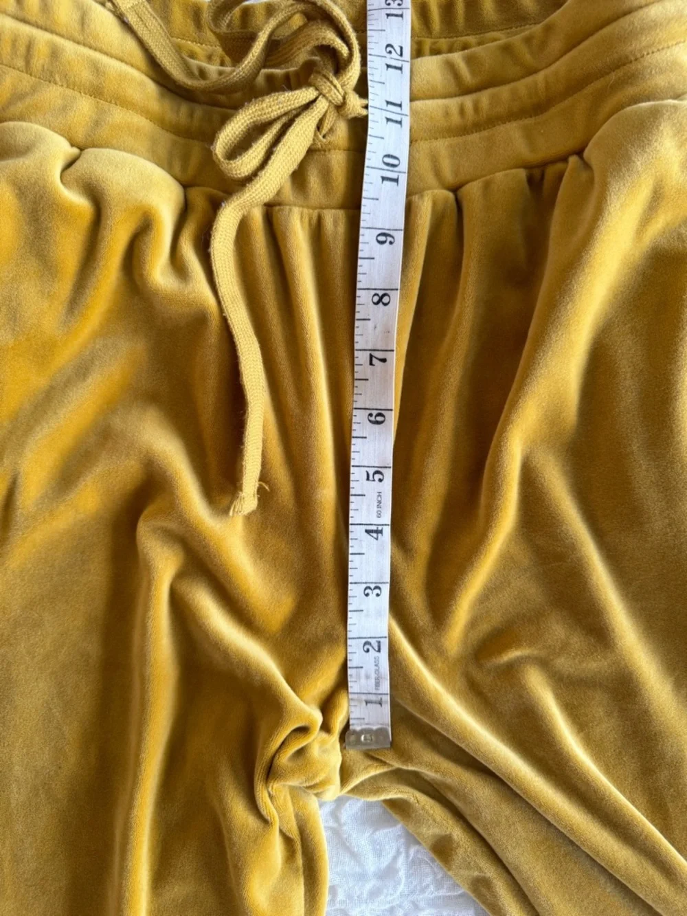 Anthro Saturday Sunday Merida Velvet Joggers Gold Medium - Picture 7 of 9